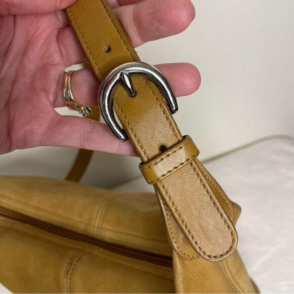 Vintage Coach Soho Mini Bucket Bag Purse Handbag Leather 4148 Lightweight Toffee - Picture 5 of 16